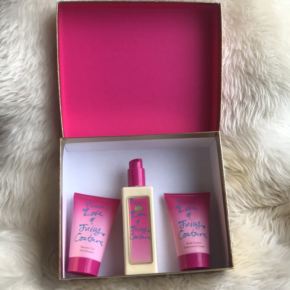 Peace love juicy couture lotion and shower gel set - Picture 4 of 4